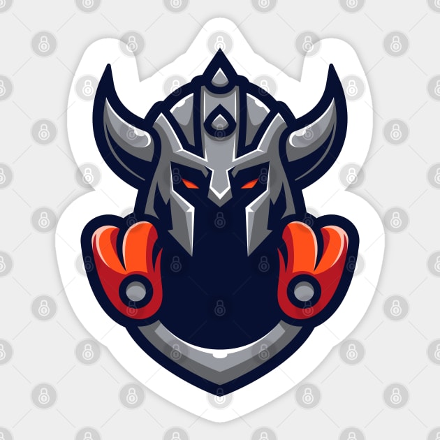 Knight Sticker by mightyfire